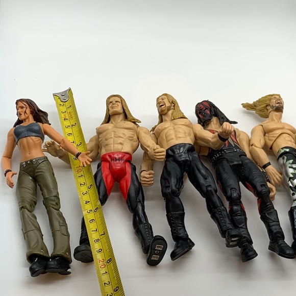 Vintage 90s Jakks Pacific WWE Wrestling Figurines - Lot of Six! - Picture 13 of 14